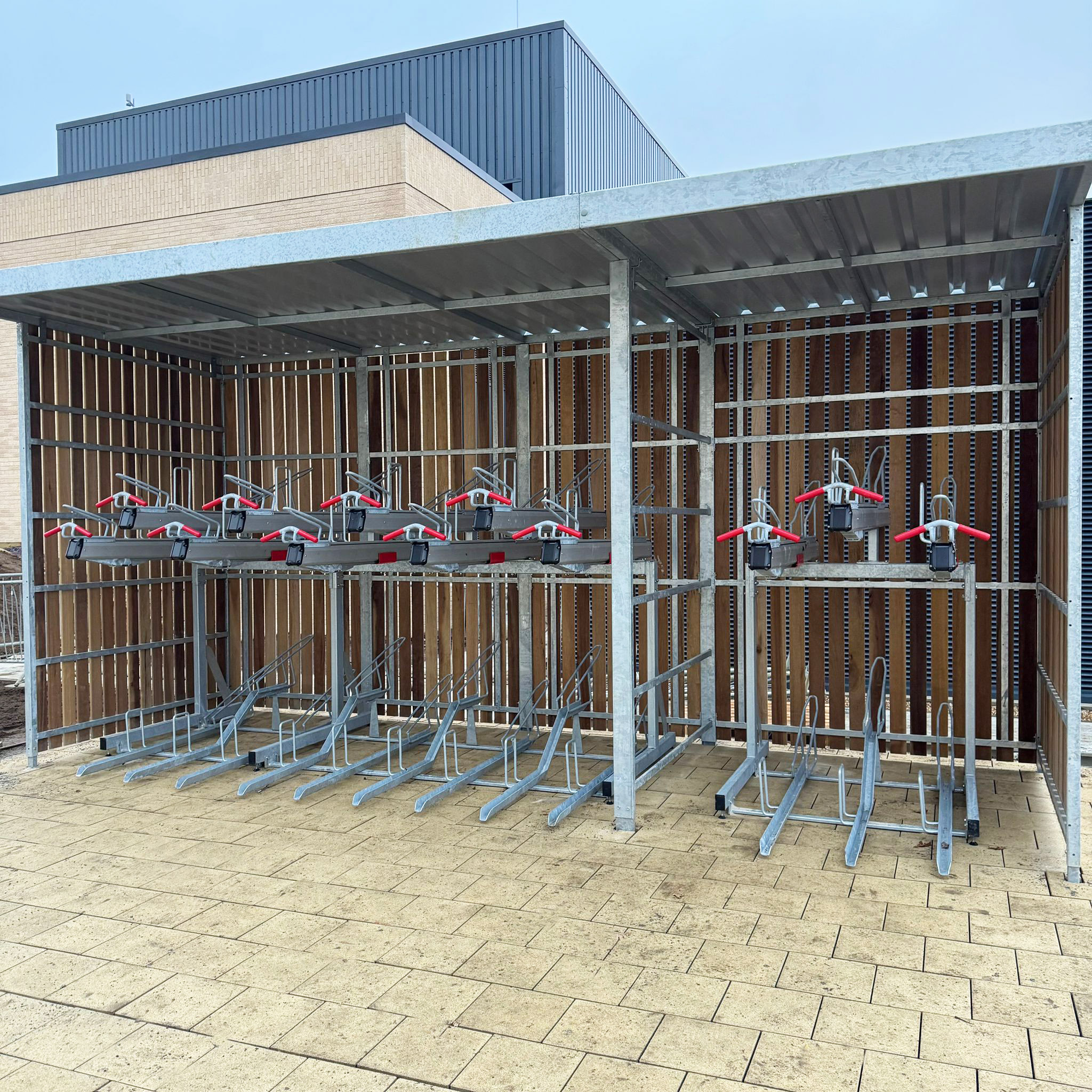 Norwich & Norfolk University Hospital Cycle Shelter